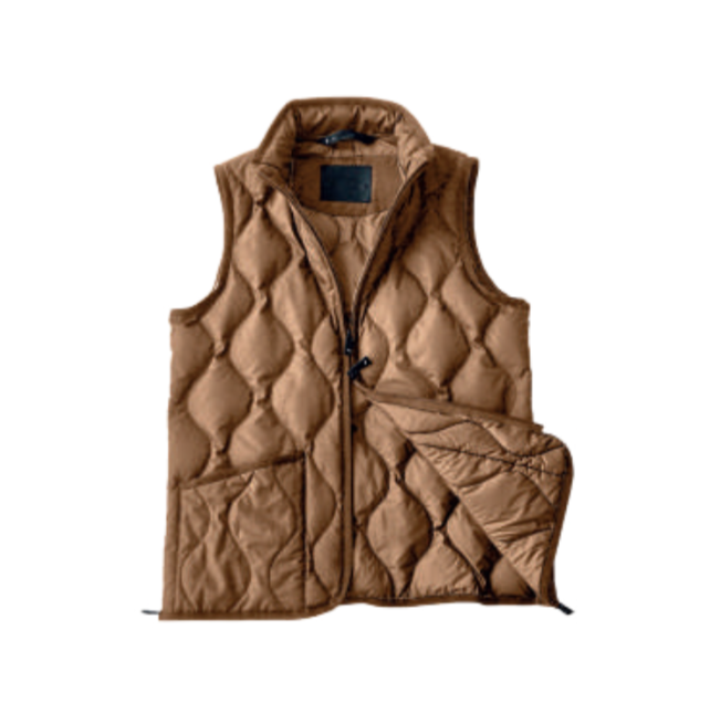gilet water resistant, windproof, high heat maintenance 90/10 duck down