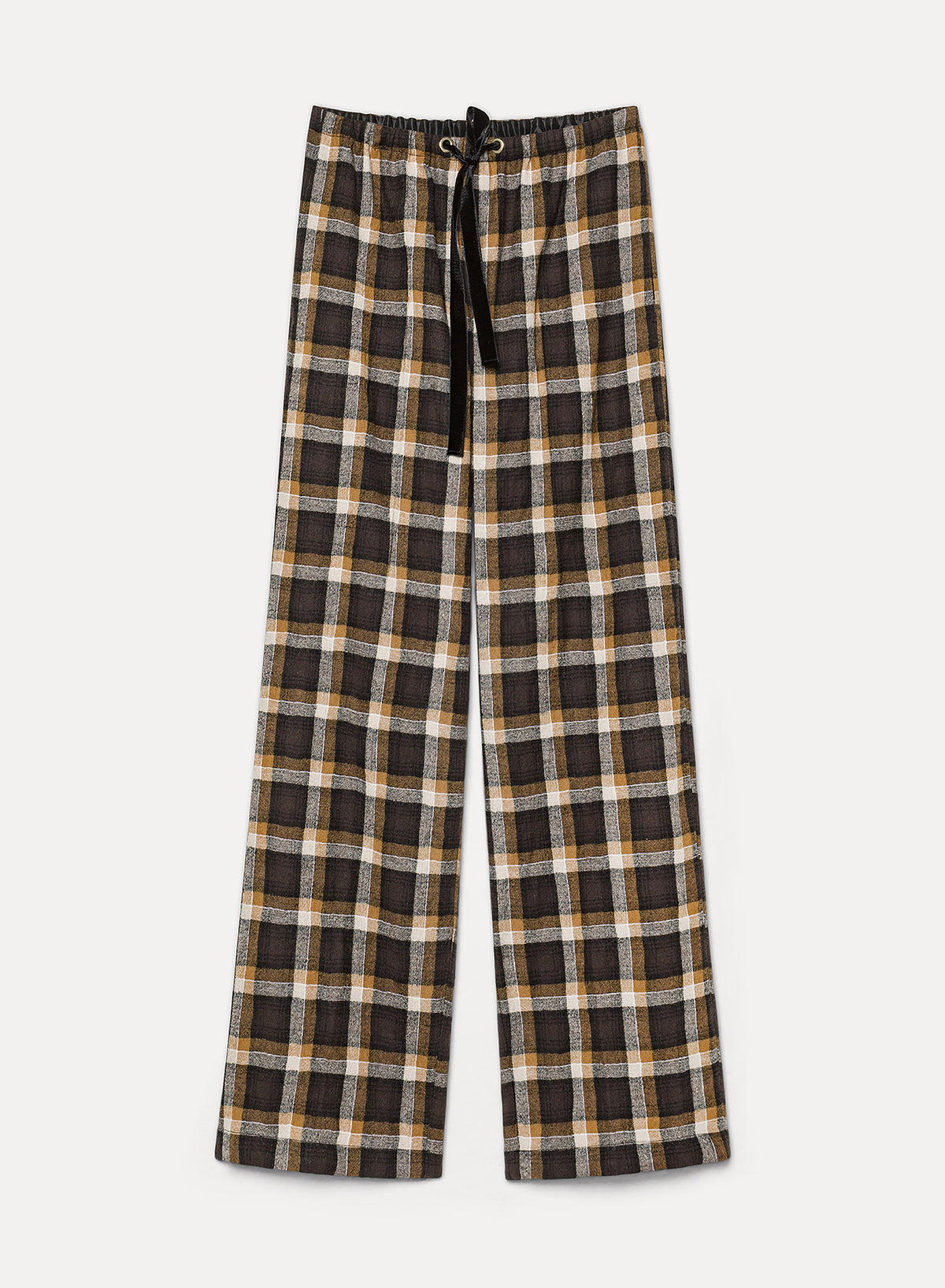 pantalone coulisse lana "highland tartan" - "highland tartan" wool drawstring pants