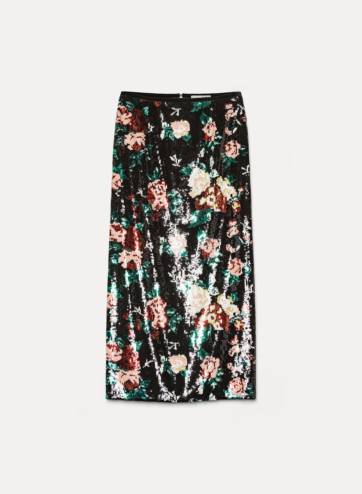 gonna tubino chic pailettes "the queen's garden" - "the queen's garden" sequins chic pencil skirt