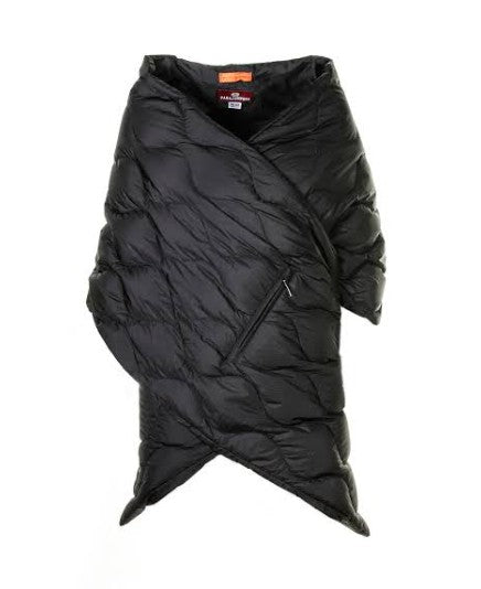 Theia - Padded Scarf - Black<BR/>SCIARPA