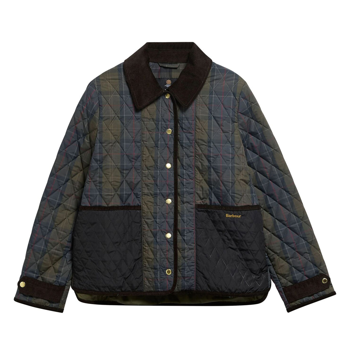 ainsdale checked quilted jkt<BR/><BR/> 