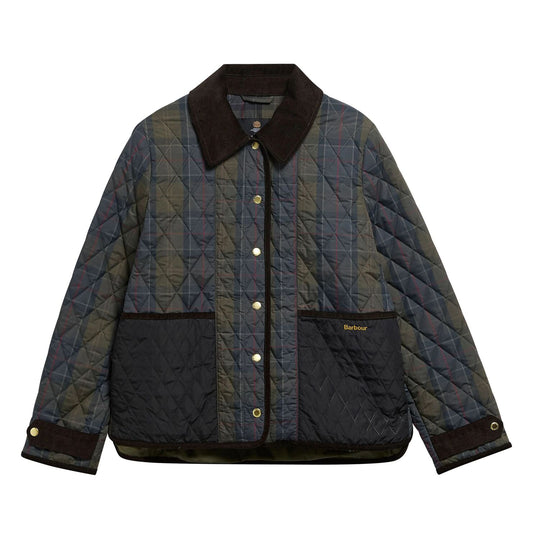 ainsdale checked quilted jkt<BR/><BR/> 