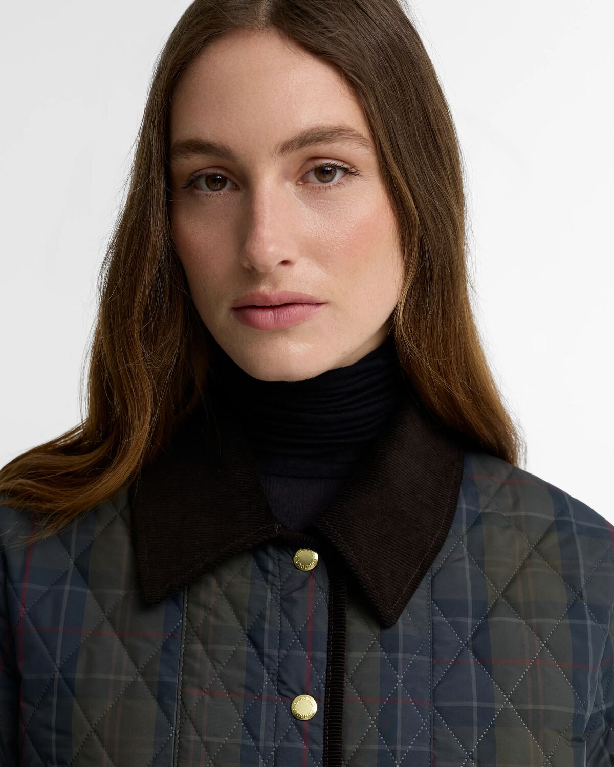 ainsdale checked quilted jkt<BR/><BR/> 