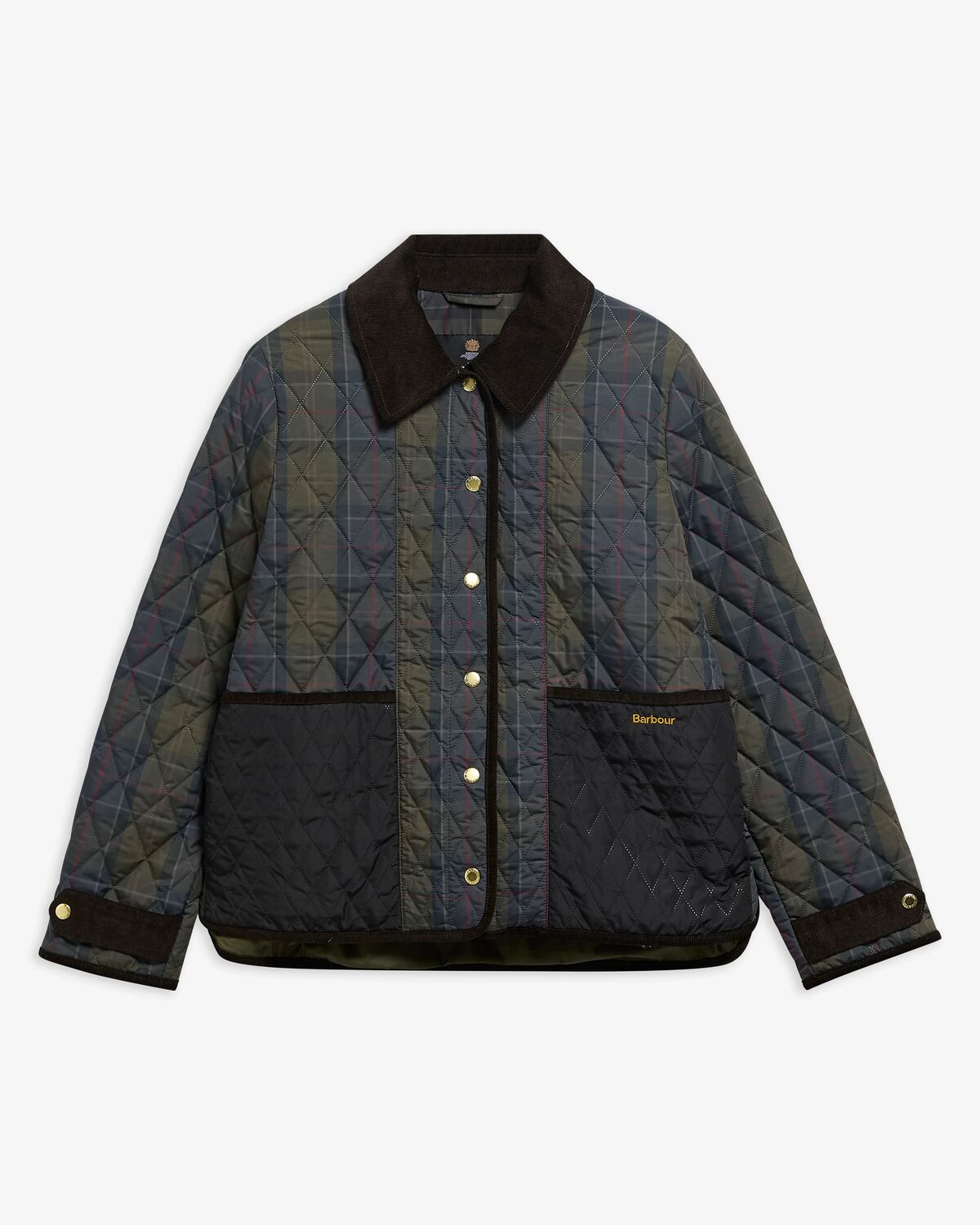 ainsdale checked quilted jkt<BR/><BR/> 