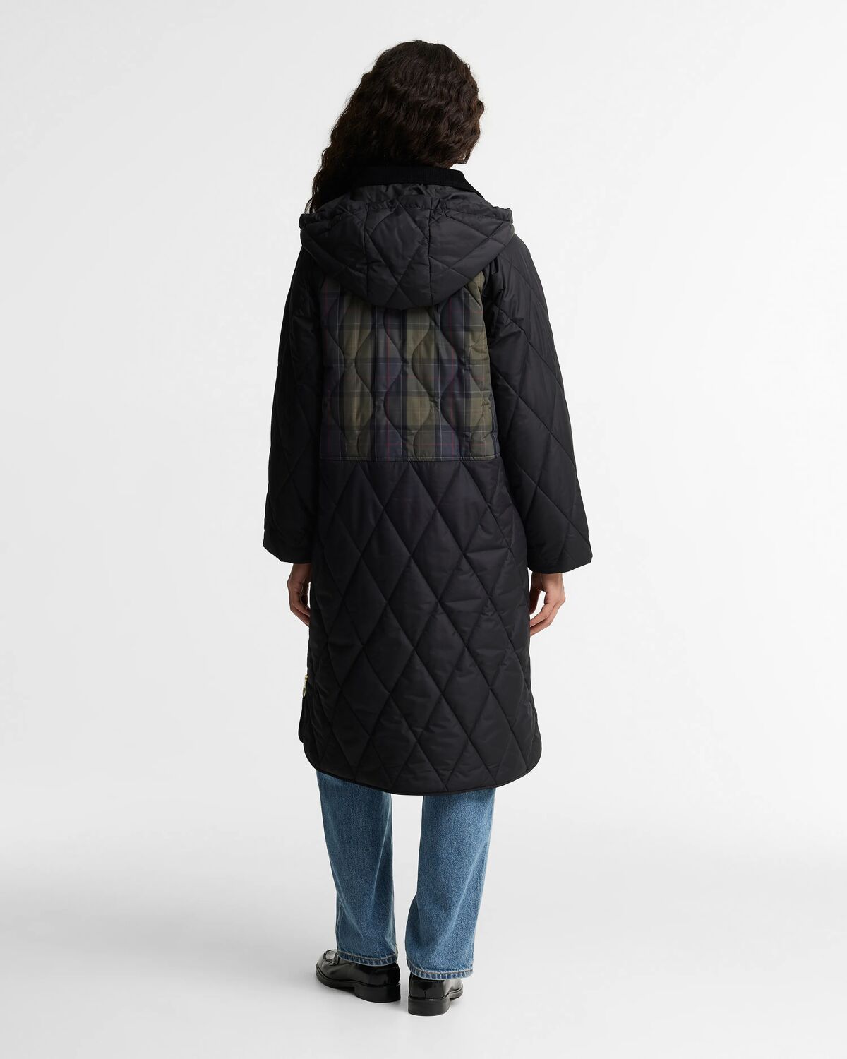osbourne checked quilted jkt<BR/> 