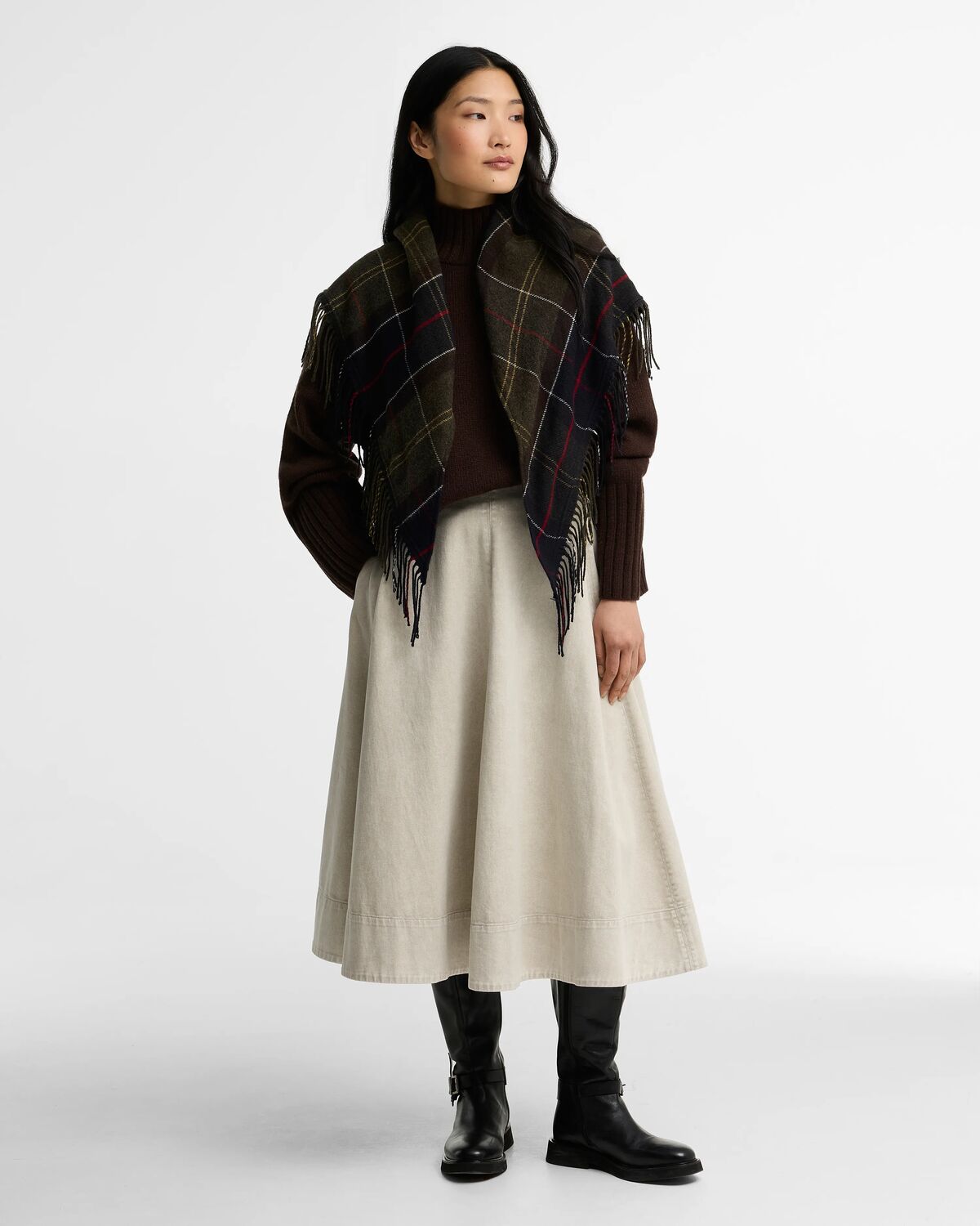 kirklees tartan scarf<BR/> 