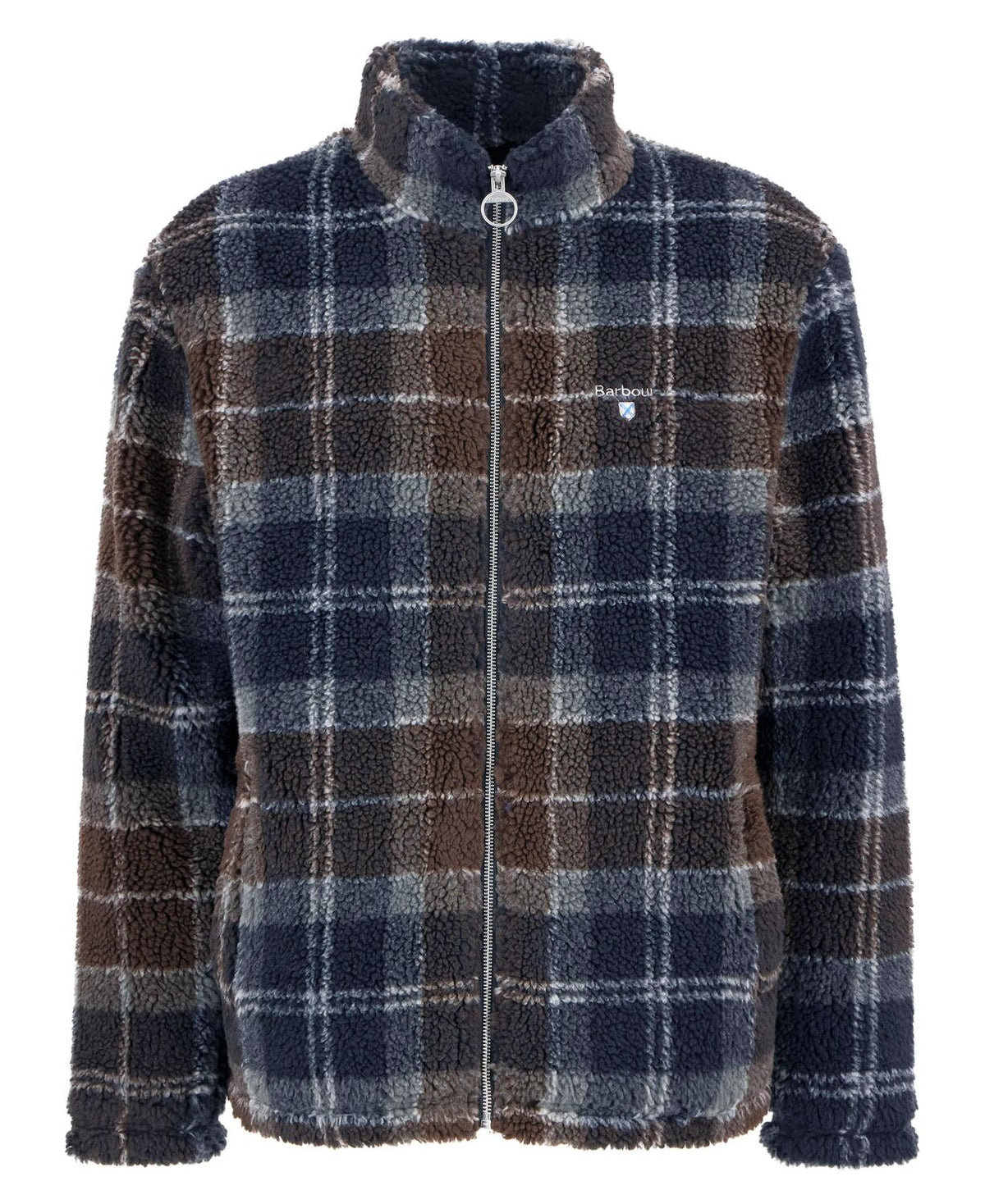 tartan fleece zip through<BR/> 