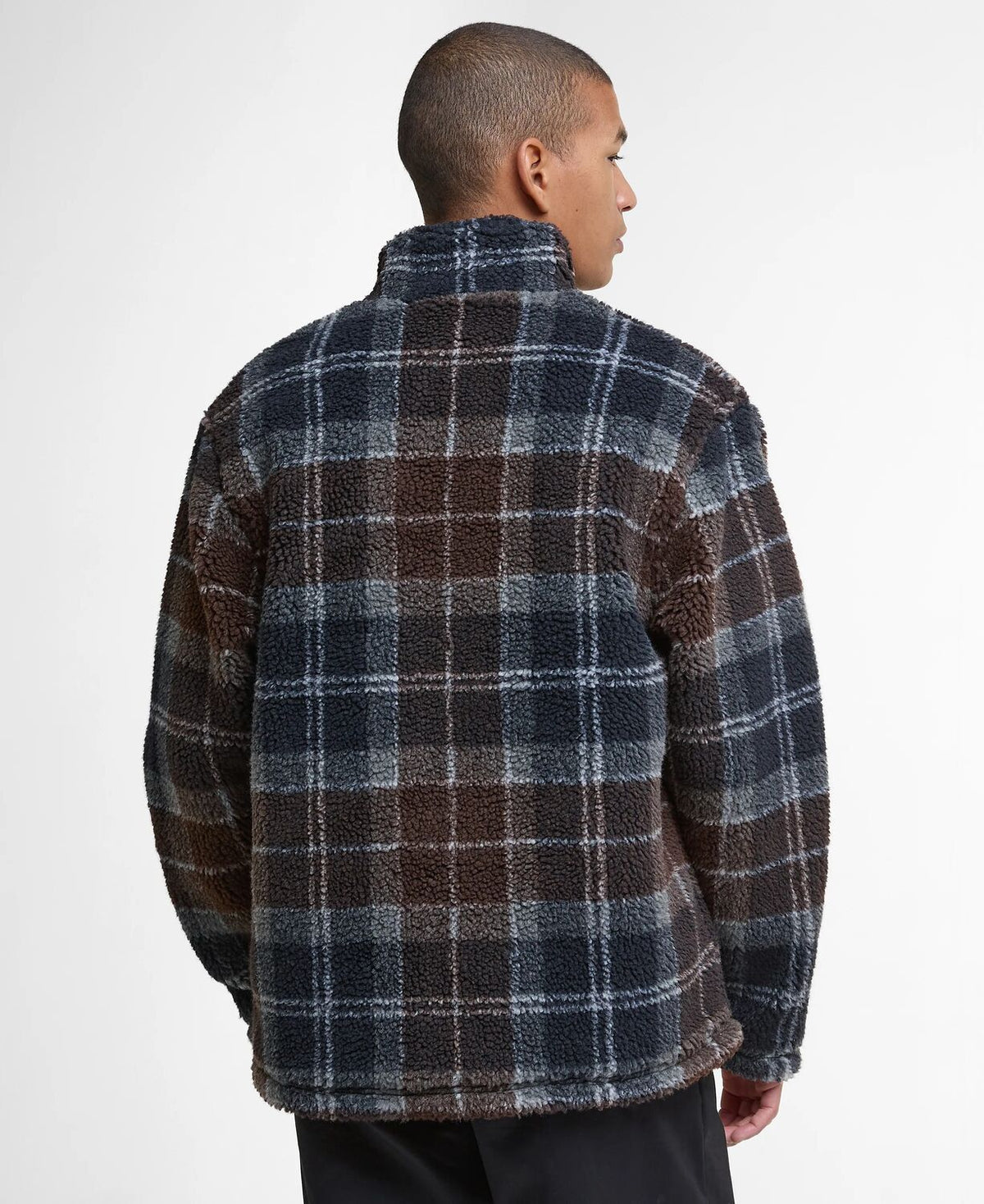 tartan fleece zip through<BR/> 