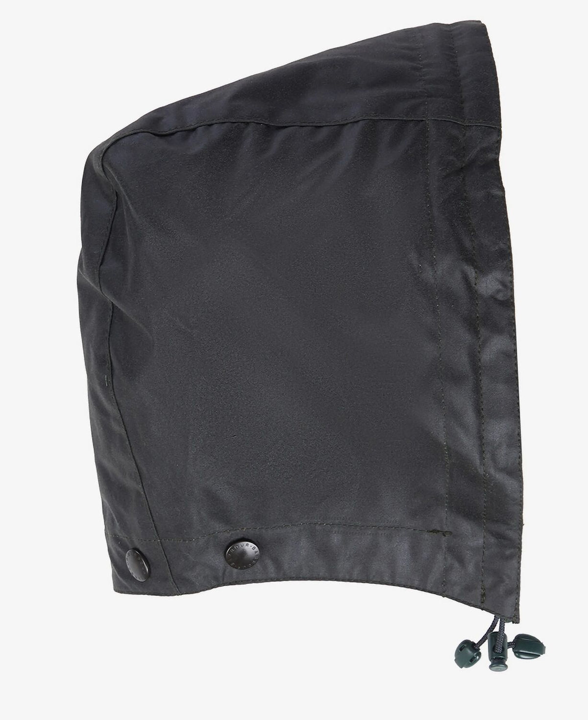 waxed cotton hood<BR/> 