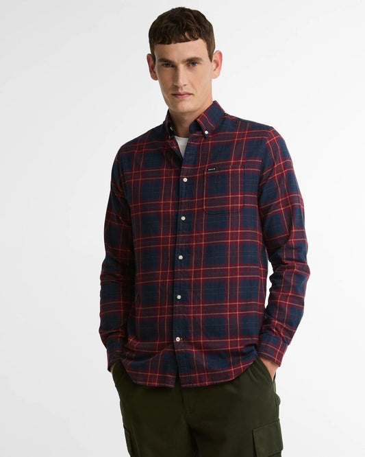 broxburn tail checked shirt<BR/> 