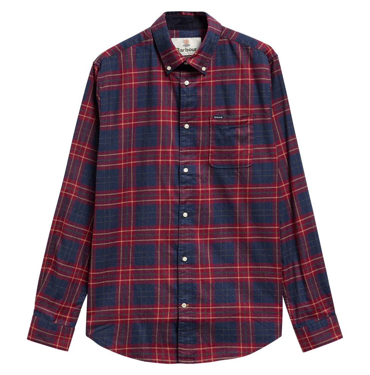 broxburn tail checked shirt<BR/> 