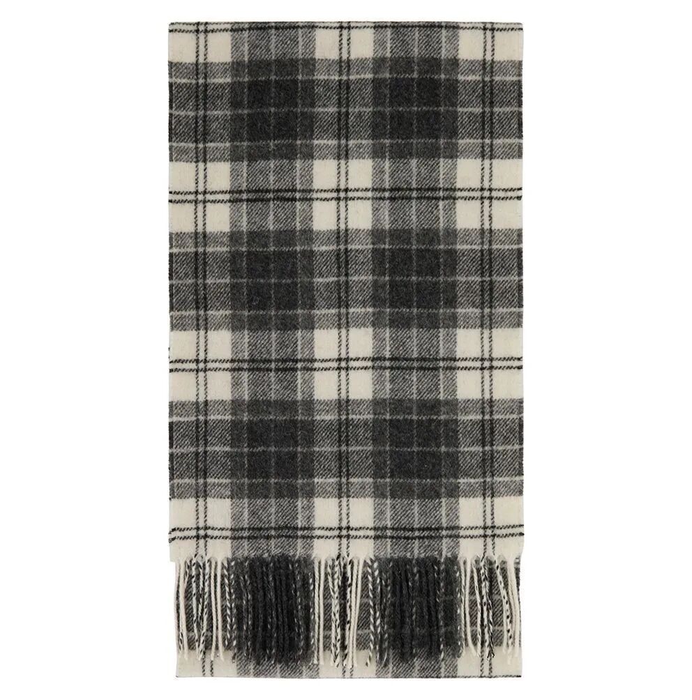 tartan lambswool scarf<BR/> 