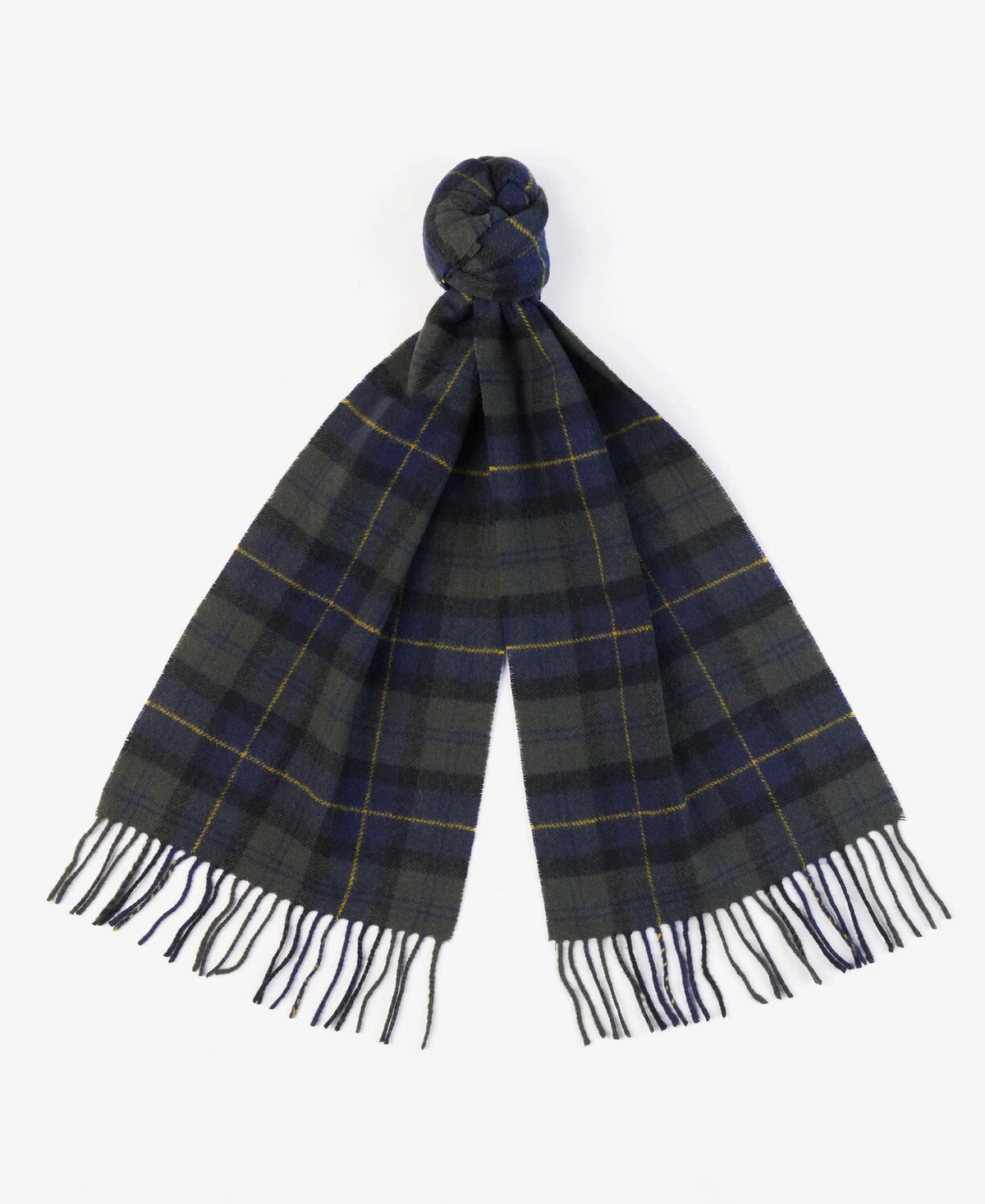 tartan lambswool scarf<BR/> 