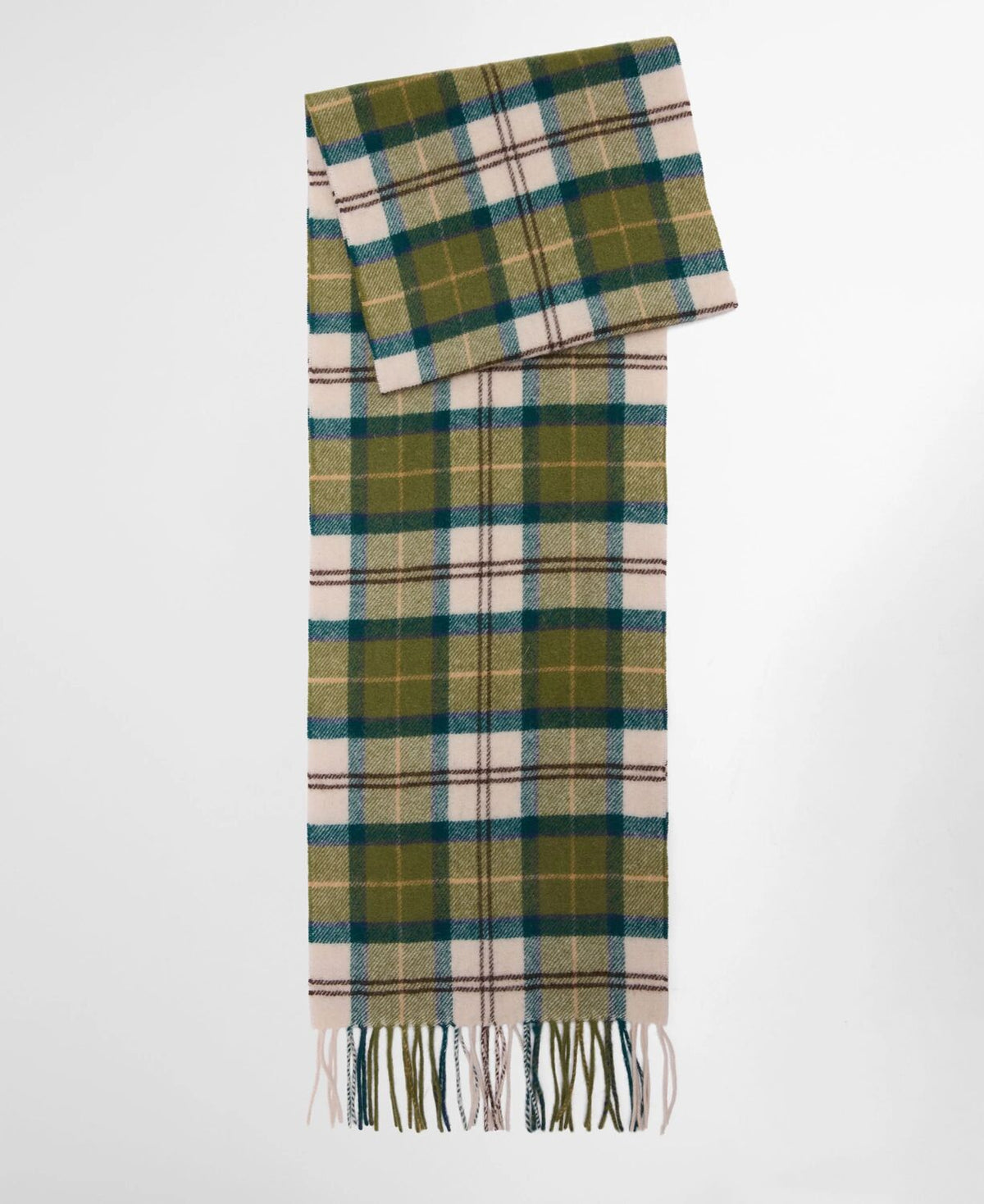 tartan lambswool scarf<BR/> 