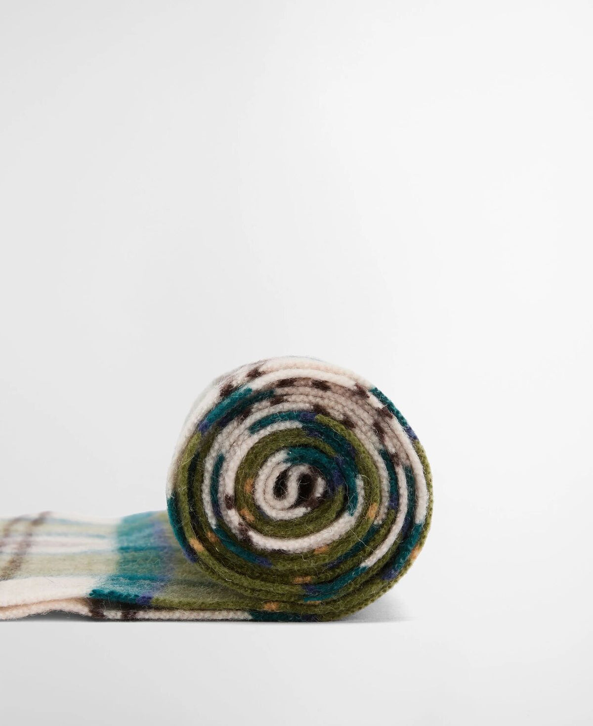 tartan lambswool scarf<BR/> 