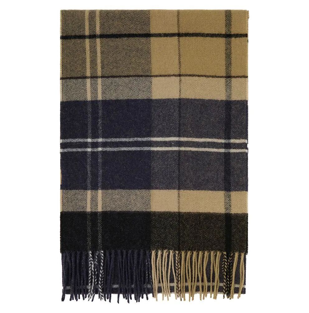 tartan lambswool scarf<BR/> 