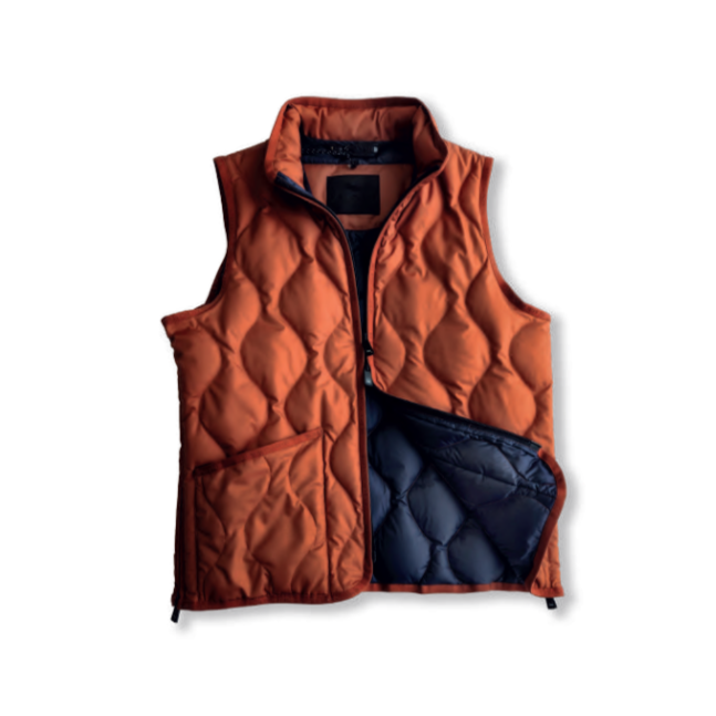 gilet water resistant, windproof, high heat maintenance 90/10 duck down 