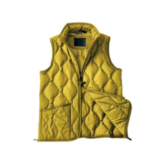 gilet water resistant, windproof, high heat maintenance 90/10 duck down 