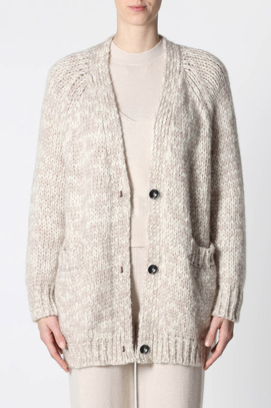 cardigan moulinè ml con bottoni 