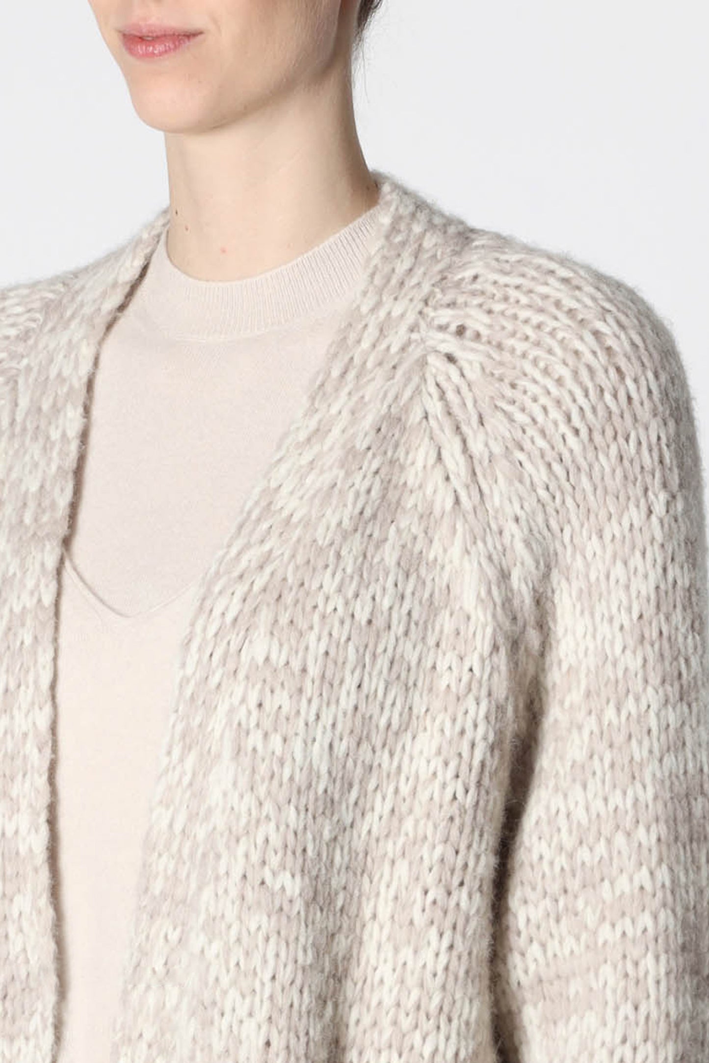 cardigan moulinè ml con bottoni 