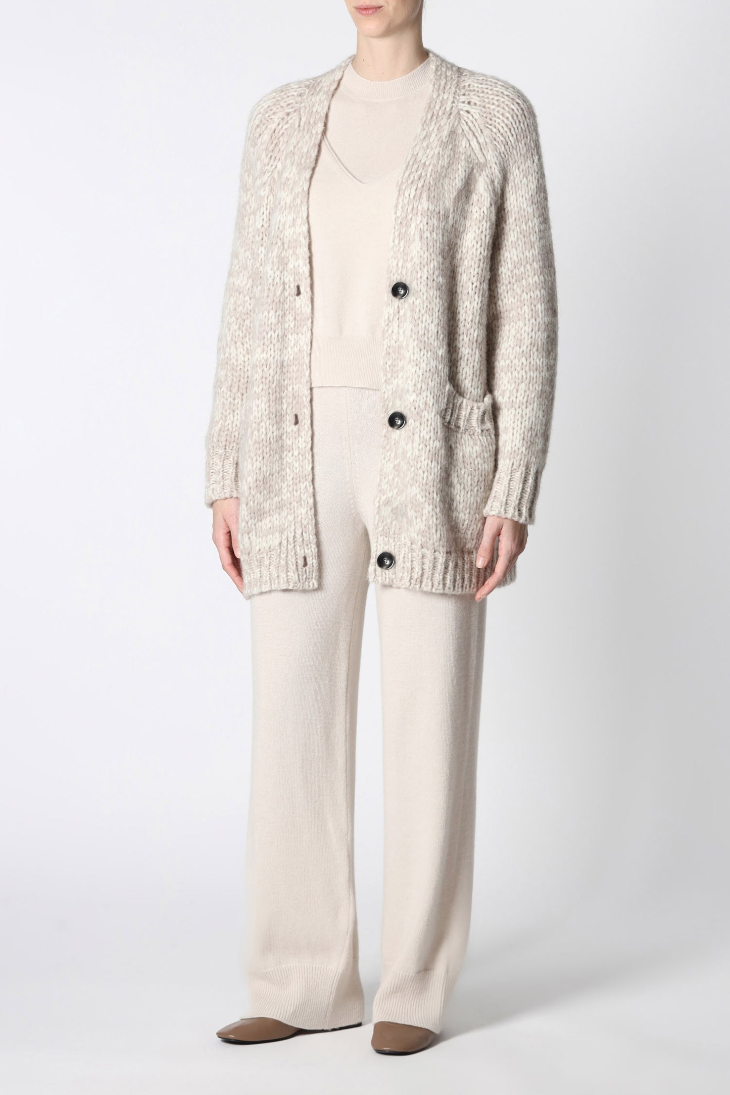 cardigan moulinè ml con bottoni 