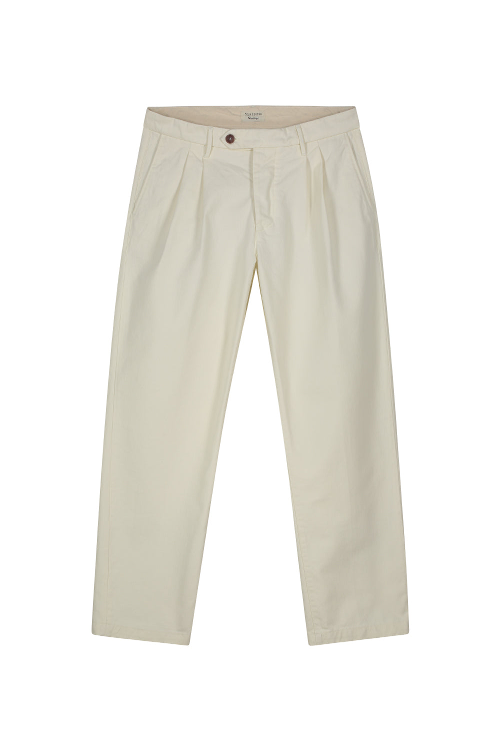 damasco gabardine wide pleats chino 