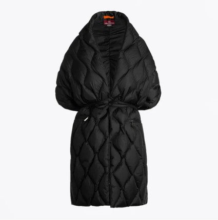 Theia - Padded Scarf - Black<BR/>SCIARPA 