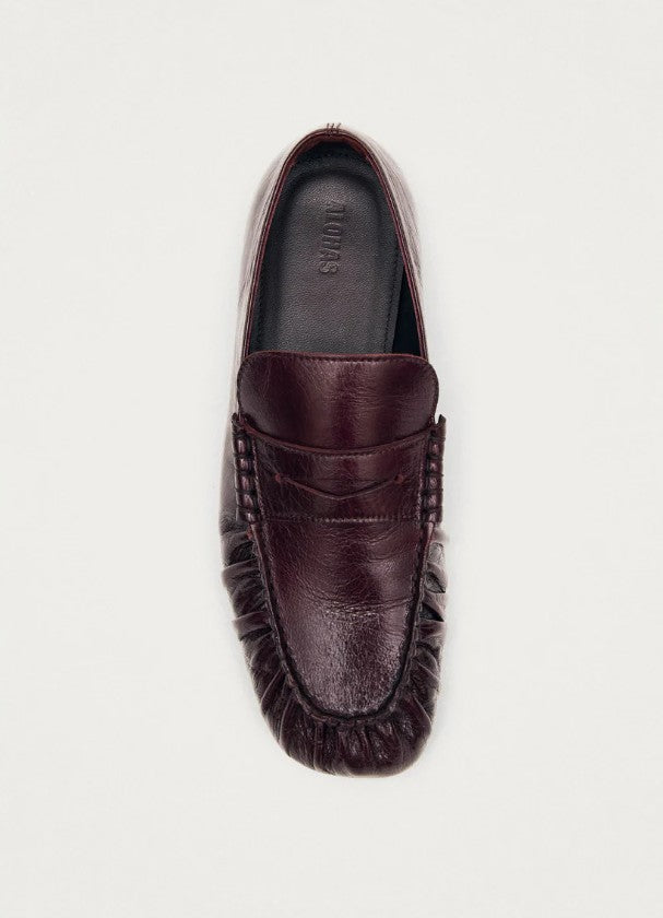 Aven Rift Burgundy Leather Loafers<BR/>MOCASSINI IN PELLE BORDEAUX AVEN RIFT<BR/> 