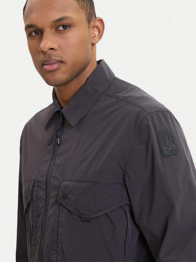 Parajumpers Elgin Overshirt Charcoal Grey 