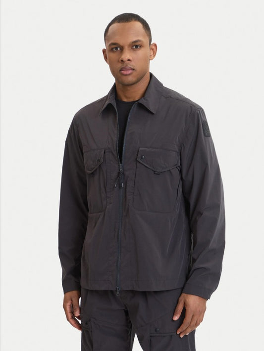 Parajumpers Elgin Overshirt Charcoal Grey 