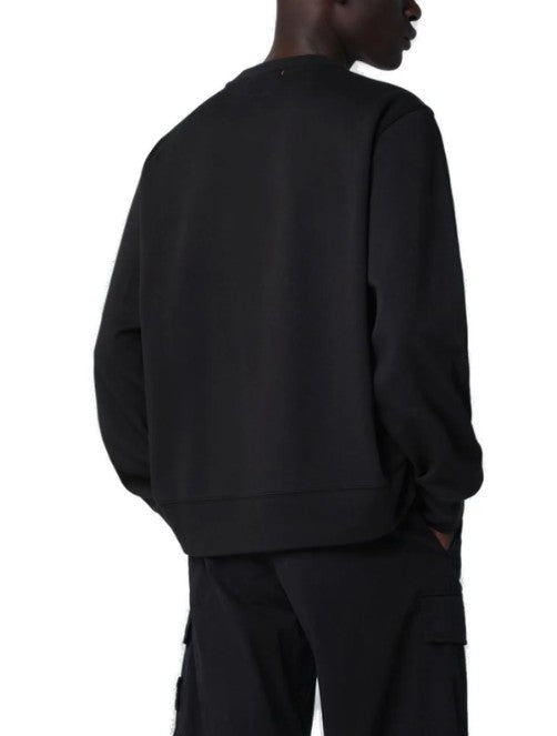 Parajumpers - Goodman Crewneck Sweatshirt - Off Black<BR/>GOODMAN - FELPA GIROCOLLO 